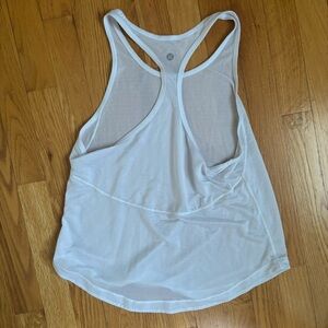 Lululemon sheer racerback white tank